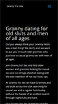 Mobile Screenshot of grannyforsex.com